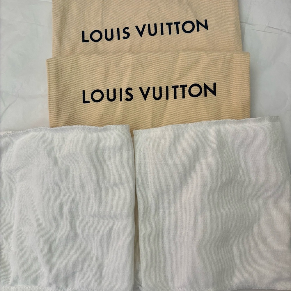 Louis Vuitton Silver Monogram Mule Sandals Size 37 Heels EU 37 US 6.5 - Picture 9 of 10